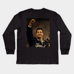 Andy Pettitte in New York Yankees Kids Long Sleeve T-Shirt